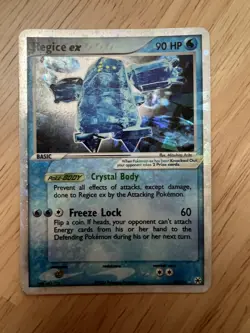 Pokemon Regice EX 97/101 ex Hidden Legends Holo MP - Image 1