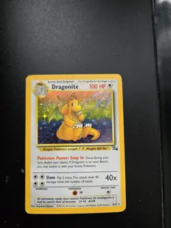 Pokemon - HOLO - Dragonite 4/62 Fossil Holo Pokemon 1999 LP/Lightly Played - Image 2