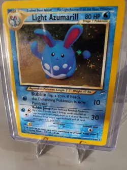 Light Azumarill 13/105 Neo Destiny Holo MP Pokemon TCG - Image 3