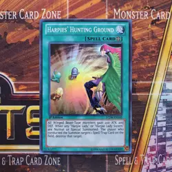1x Harpie's Hunting Ground - Super Rare - LCJW-EN102 - 1st Ed - LP - Image 1