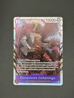 One Piece OP14 The Azure Sea’s Seven - Donquixhote Doflamingo OP14-069 SR ENG - Image 1