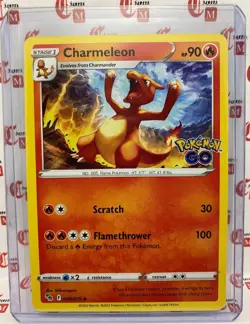 Charmeleon - Pokemon Go - 009/078 - Uncommon - Pokemon Card - TCG - - Image 1
