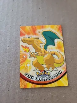 Reverse Holo Charmander And Regular Charizard Topps Blue Logo Pokemon Cards - Image 4