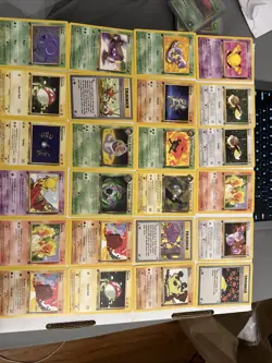 Pokemon Card Lot Vintage WOTC 1st Edition Team Rocket Non-Holo NM/LP - 24 Card - Image 1