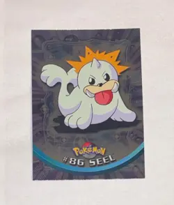Seel #86 Blue Logo Topps Holo Foil TV Animation Pokemon Card - Image 1