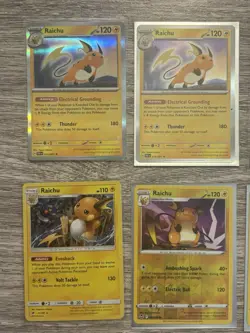Pokemon (8) SWSH S&C Raichu Card Lot Reverse Holos & Holos NM/MT - Image 2