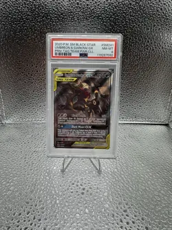 Pokemon TCG Umbreon & Darkrai GX Black Star Promo Card #SM241 PSA 8 NM-MT - Image 1
