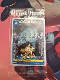 Shadow Milk Cookie Foil (P-063 p) CookieRun Braverse TCG Promo Card - Image 1