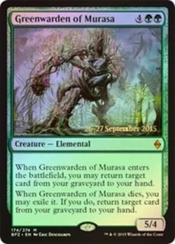 Greenwarden of Murasa - Foil - Prerelease Promo NM, English MTG Prerelease Cards - Image 1