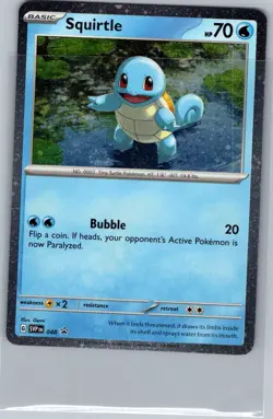 Squirtle - (Cosmos Holo) 048 SV: Scarlet & Violet Promo - Pokemon Card - NM - Image 1