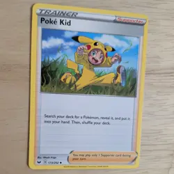 POKE KID 173/202 POKEMON CARD (SWORD AND SHIELD SET) - Image 3
