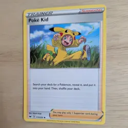 POKE KID 173/202 POKEMON CARD (SWORD AND SHIELD SET) - Image 4