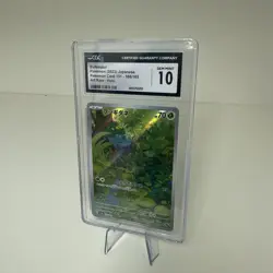 CGC 10 GEM MINT Bulbasaur 166/165 AR Art Rare Pokemon Card Japanese 151 - Image 3