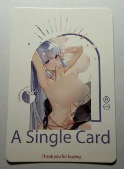 SEXY HEROINE WAIFU Kamisato Ayaka GENSHIN IMPACT ACG PREMIUM HOLOFOIL CARD NM - Image 2