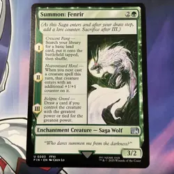 Summon: Fenrir (U) #203 FINAL FANTASY MTG NM NP Regular MTG - Image 1