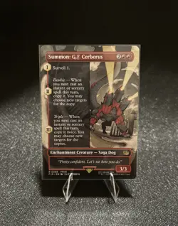 MTG Summon: G.F. Cerberus (Borderless) Final Fantasy Regular 368 - Image 1