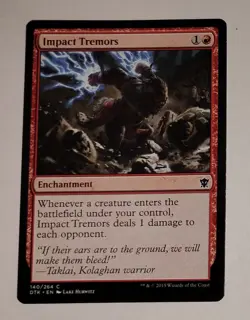 Impact Tremors Regular 140/264 Common Magic The Gathering Card MTG TCG 2015 - Image 1