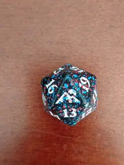 MTG Kamigawa Neon Dynasty Bundle Oversized Spindown Dice D20 - Image 1