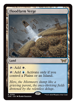 MTG - 1 x Floodfarm Verge - Rare Land - Duskmourn (DSK) - M/NM - Image 1