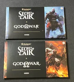MTG Secret Lair x God of War Norse & Greek FACTORY SEALED Magic the Gathering - Image 1