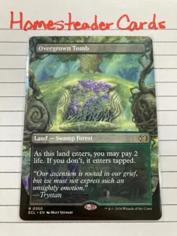 Overgrown Tomb (Borderless) Lorwyn Eclipsed Regular ECL #0350 - Image 1
