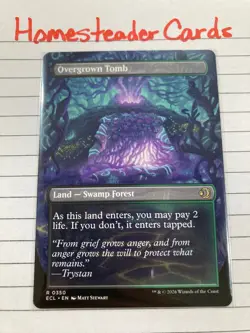 Overgrown Tomb (Borderless) Lorwyn Eclipsed Regular ECL #0350 - Image 2