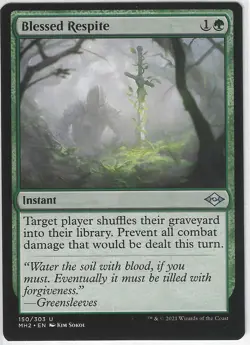 MTG Magic the Gathering Blessed Respite Modern Horizons 2 Regular - Image 1