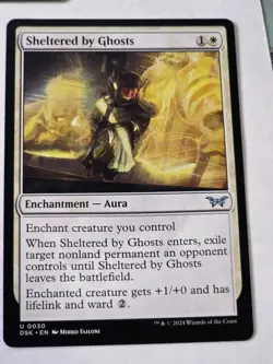 MTG - Sheltered Ghosts - Duskmourn: House of Horror - Image 1