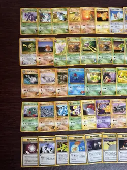 Pokemon TCG Vintage Gym Heroes Set, Lot Of 69 Unique Cards (JP) - Image 2