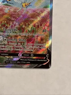 Pokemon TCG Beedrill v Astral Radiance Holo Ultra Rare Card 161/189 NM Condition - Image 4