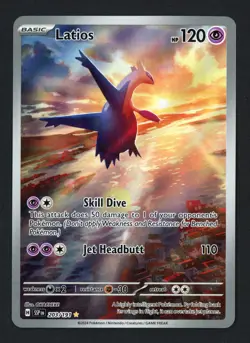 Latios 203/191 SV08: Surging Sparks Illustration Rare Pokemon TCG - Image 1