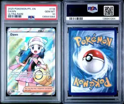 2025 POKEMON PFL EN-PHANTASMAL FLAMES ULTRA RARE #118 DAWN PSA 10 - Image 3