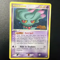 Pokemon TCG Misdreavus 25/109 EX Team Rocket Returns Reverse Holo Rare - Image 1