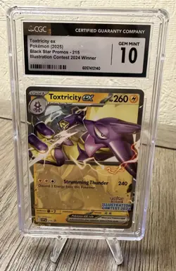 2025 Pokemon Toxtricity ex Black Star Promos - 215 CGC 10 Gem Mint - Image 1