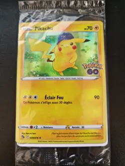 Carte Pokemon Pikachu 028/078 Holo Stamp Scellee Pokemon Go Promo Fr - Image 1