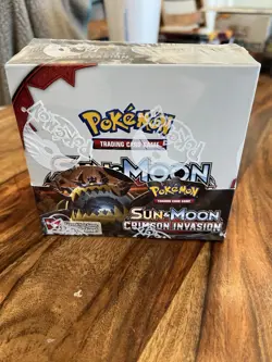 Pokemon Sun And Moon: Crimson Invasion Booster Box New Factory Sealed - Image 1