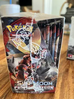 Pokemon Sun And Moon: Crimson Invasion Booster Box New Factory Sealed - Image 2