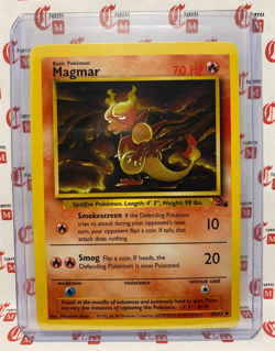 Magmar - Uncommon - 39/62 - Pokemon 1999 WOTC Fossil Set Vintage NM - Image 3