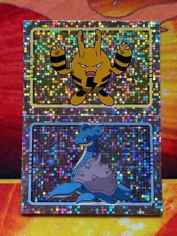 Pokemon Merlin Topps Ultimate Stickers 2005 Holo Dots #239 Elekid #131 Lapras - Image 1