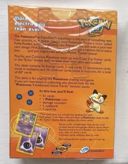 2002 Pokemon Expedition Theme Deck Echo Sealed - Image 2