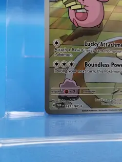 Pokemon 2024 Chansey #187/167 Twilight Masquerade TWM Illustration Rare Holo - Image 5