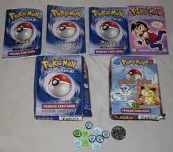 Lot of 2 1999 Pokemon TCG, Water Blast Theme Decks Original Boxes, Counters - Image 1