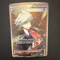 Pokemon Steven 95/98 XY Ancient Origins Trainer Full Art Ultra Rare Holo English - Image 1