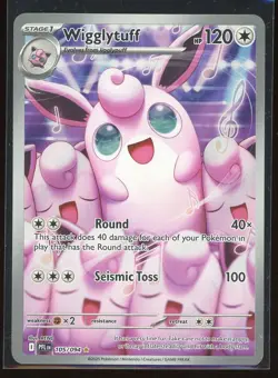 Wigglytuff 2025 Pokemon Phantasmal Flames 105/094 Illustration Rare Holo - Image 1