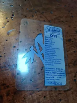 Grovyle 011 Pokemon Lamincards Edibas - ITA - EXC - Image 2