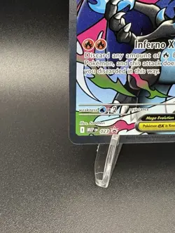 POKEMON PHANTASMAL FLAMES MEGA CHARIZARD X EX BLACK STAR PROMO 023 - Image 5