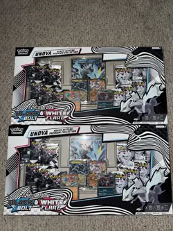 Pokemon Sealed Black Bolt & White Flare Unova Heavy Hitters Premium Collection - Image 1