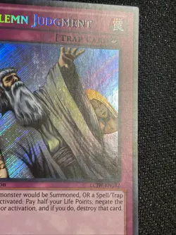 Yu-Gi-Oh Solemn Judgment 1st Edition Secret Rare Holo Card LCJW-EN182 - Image 2