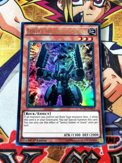Sentry Soldier of Stone mvp1-en012 1st Edition (NM+) Ultra Rare Yu-Gi-Oh! - Image 1