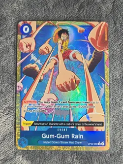 Gum-Gum Rain (Alternate Art) Premium Booster Vol 2 PRB-02 Op02-88 One Piece TCG - Image 1